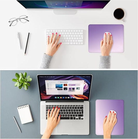 ITNRSIIET Mouse Pad Non-Slip Rubber Base Smooth Surface Stitched Edges - Image 2