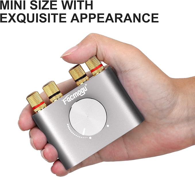 Facmogu F900S 160W Bluetooth 5.0 Mini Amplifier, 80Wx2 2.0CH Audio Power - Image 6
