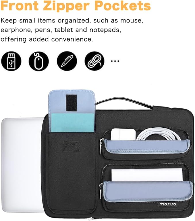 MOSISO 360 Protective Laptop Case 17.3 inch, 17-17.3 inch Laptop Sleeve - Image 2