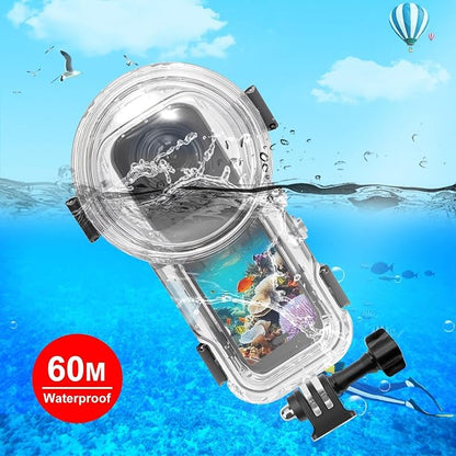 PULUZ Invisible Dive Case for Insta360 X5, Waterproof Case Diving Housing Cover - Image 9