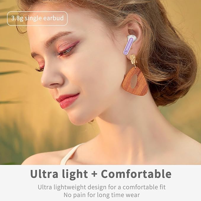 Wireless Earbuds, New Wireless Earphones HiFi Stereo Deep Bass 40H Playtime - Image 6