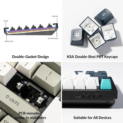 Keychron Q6 Max QMK/VIA Bluetooth Wireless /2.4 GHz/USB-C Wired Custom - Image 4
