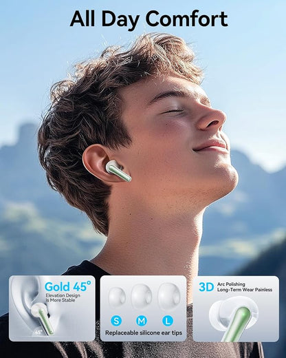 Wireless Earbuds, 40 Hours Playtime, Lightweight in-Ear Earphones - Image 6