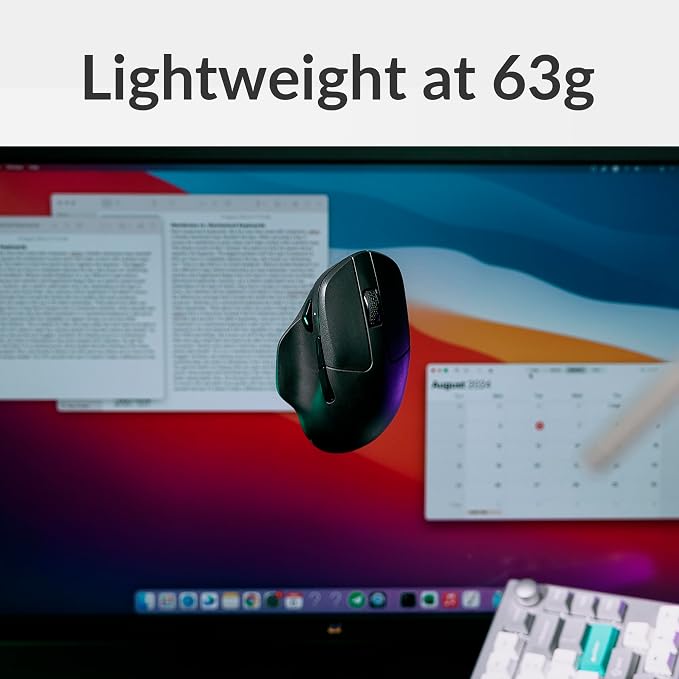 Keychron M7 Wireless Computer Mouse, 26K DPI Optical Computer Mouse, 2.4 - Image 4