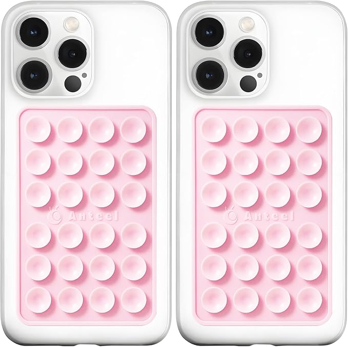 Anteel MAX Silicone Suction Phone Case Adhesive Mount, Upgraded Super Strong by PKYAA