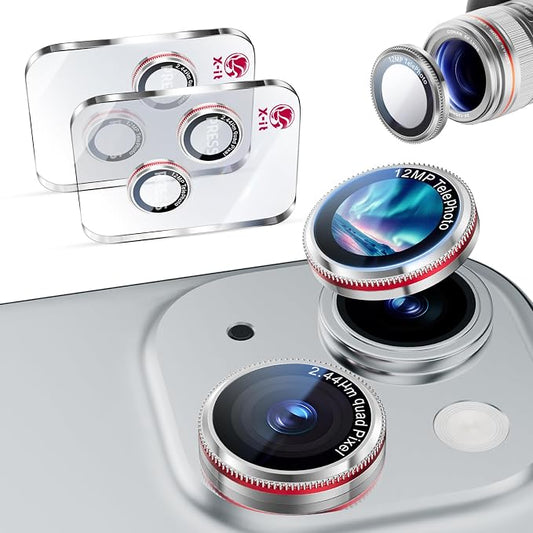 X-it 2 Pack Camera Lens Protector, Shatterproof Anti-Scratch Ultra HD by X-it