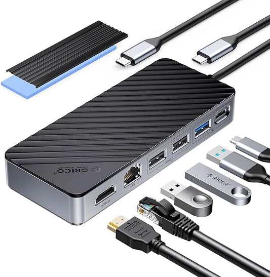 ORICO 8-in-1 USB C Docking Station by ORICO