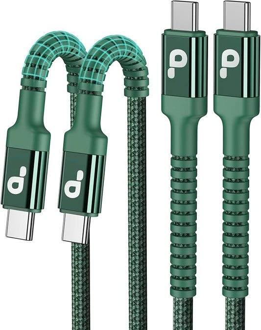 USB C Cable 6FT, iPhone 16 15 Charger Cable Long Type C Cord Nylon Braided by PRAKIE