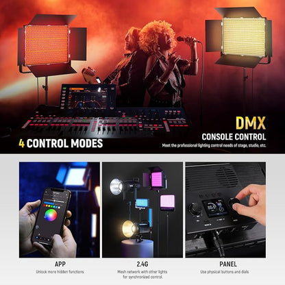 NEEWER 150W RGB LED Panel Video Light Kit - Image 7
