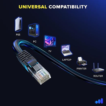 Maximm Cat 6 Ethernet Cable 1.5 Ft, Cat6 Cable, LAN Cable, Internet Cable - Image 6