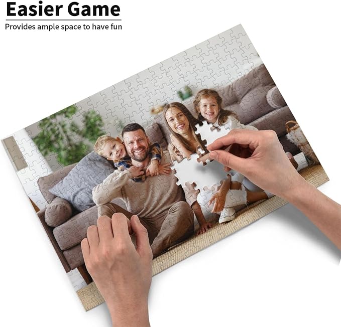 Custom Jigsaw Puzzle from Photos 300/500/1000 Pieces Personalized Wooden - Image 5