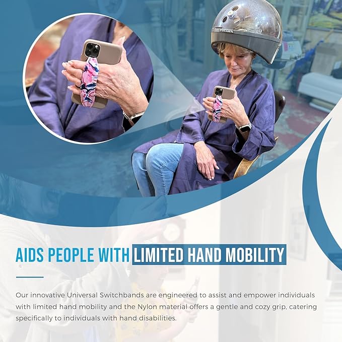 Customizable Universal Phone Grip Strap | Pack of 2 | Reversible Phone Hand - Image 5