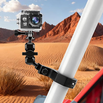 Jerbor Aluminum UTV ATV Camera Mount Holder 360° Compatible - Image 2
