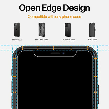 Power Theory Designed for iPhone X, iPhone Xs Privacy Screen Protector Tempered - Image 4