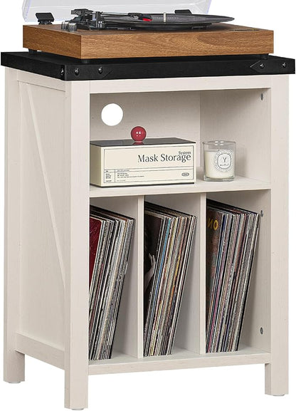 Record Player Stand with Vinyl Record Storage Holds up to 160 Albums, Large by Joaxswe