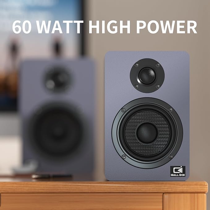 60W Computer Speakers for Desktop PC, 24-Bit Optical, Silk-Dome Tweeter - Image 8
