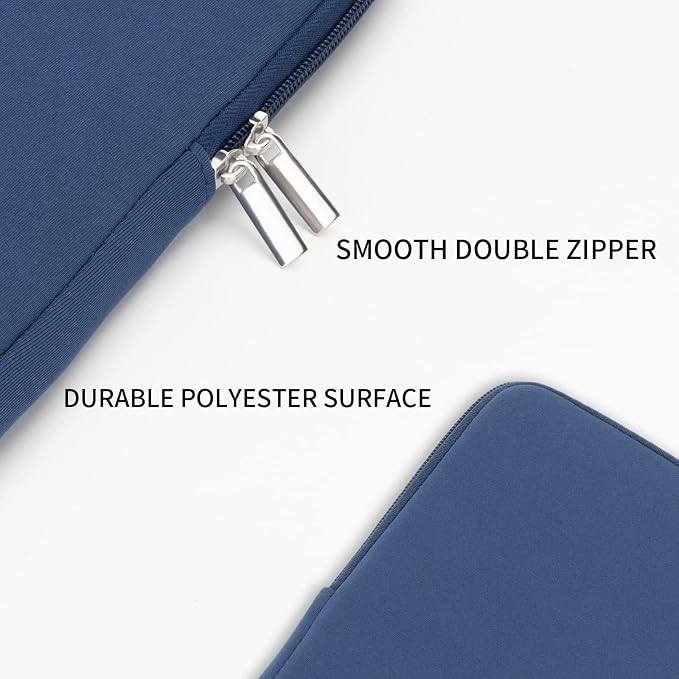 RAINYEAR 15 Inch Laptop Sleeve 15" Protective Soft Case Padded Cover Carrying - Image 3