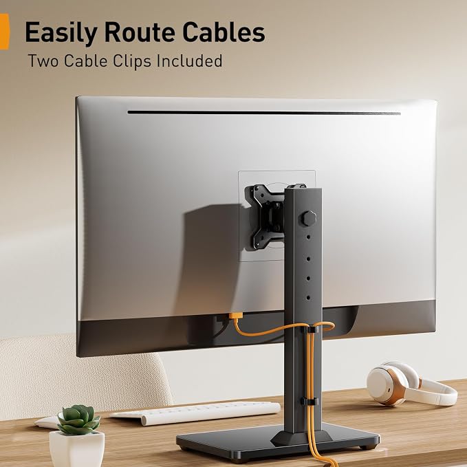 Perlegear Monitor Stand, Freestanding Monitor Mount - Image 7