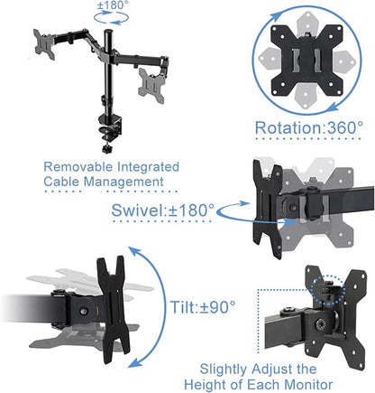 Rocelco 46" Large Height Adjustable Standing Desk Converter - Image 5