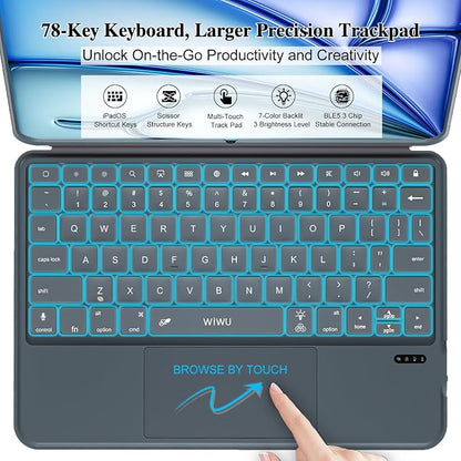 iPad Air 11 inch Case with Keyboard, Pro 11, iPad A16 11th/10th, Flex Magnetic - Image 5