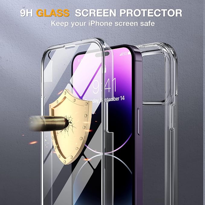 Miracase Glass Series Designed for iPhone 14 Pro Max Case 6.7 Inch, Upgrade - Image 5