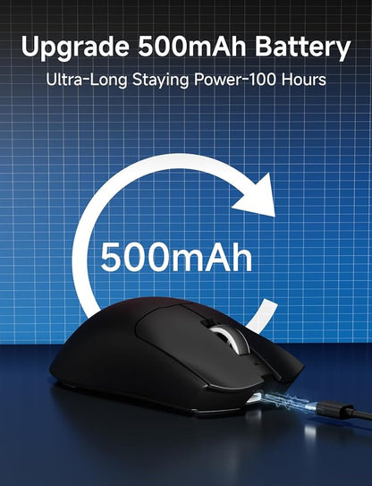 S9 Pro Wireless Gaming Mouse, 59G Ergonomic Computer Mouse, Triple Modes - Image 7