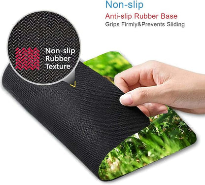 Cute Jumping Turtle Animal Mouse Mat, Square Waterproof Non Slip Rubber Base - Image 3