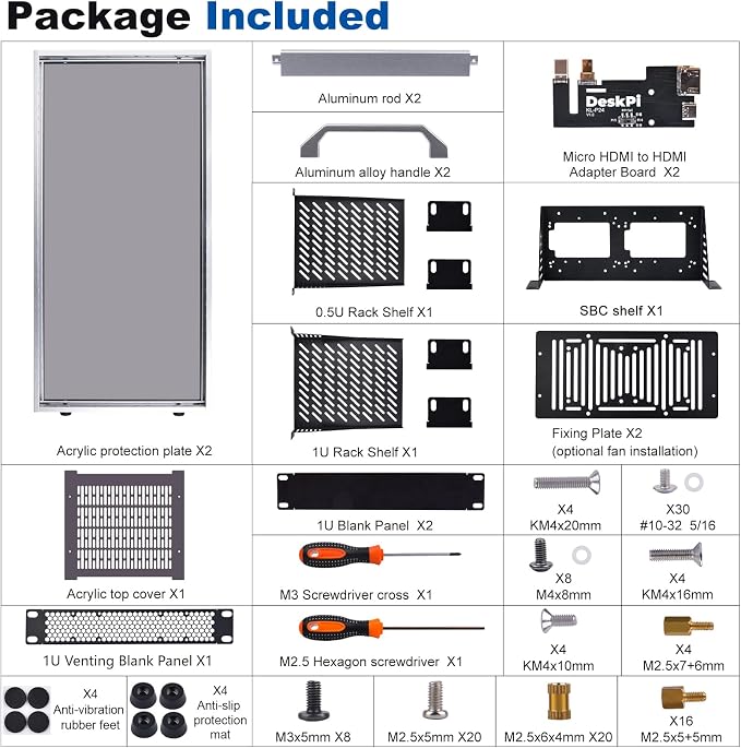 GeeekPi 12U Server Cabinet, 10 inch Server Rack - Image 9