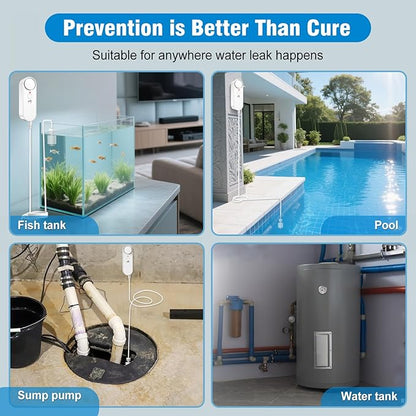 Daytech High / Low Water Level Sensor 100 dB Sump Pump Alarm, Water Level - Image 6