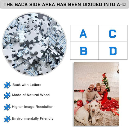 Custom Puzzle 120/200/300/500/1000/1500 Pieces, Personalized Puzzle from Your - Image 3