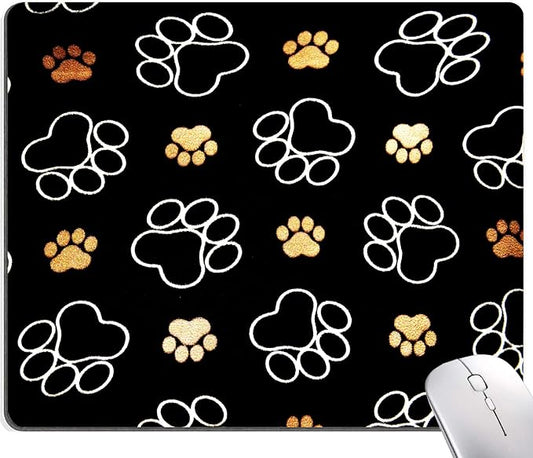 Hokafenle Mouse Pad, Cute Dog Paw Mouse Pad Design, Mouse Mat Square Waterproof by Hokafenle