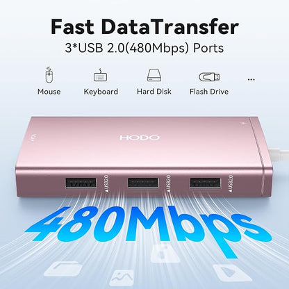 USB C Docking Station Dual Monitor Adapter - Image 8