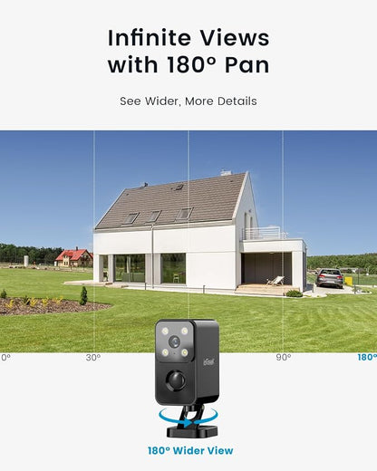 ieGeek Outdoor Camera Wireless Home Security Cameras Pan Rotating 180° - Image 2