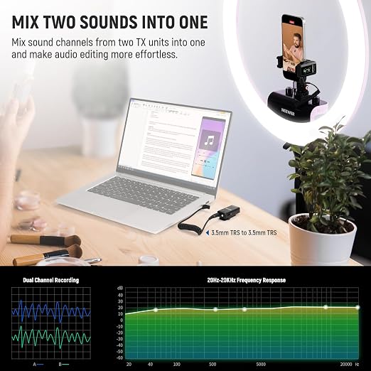 NEEWER CM28 PRO Wireless Lavalier Microphone + Charging Case & Cleaning Cloth - Image 6