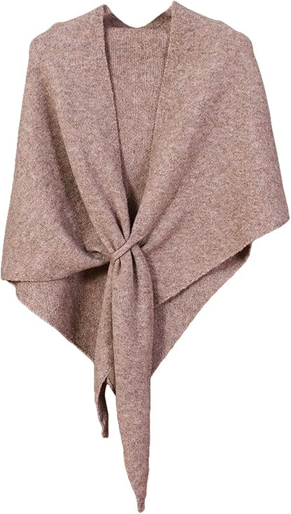Shawls Wraps Women Triangle Sweater Scarf Warm Wool Blend Pashmina Cape Cold by Obosoyo