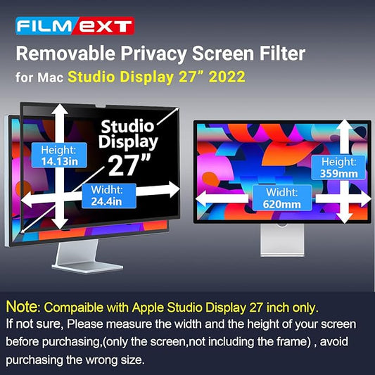 FILMEXT 27 inch privacy screen for monitor compatible - Image 2