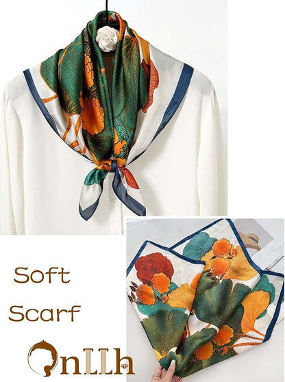 Silky Scarf for Women Lightweight Satin Bandanas Neck Hair Wrap For Sleeping - Image 6