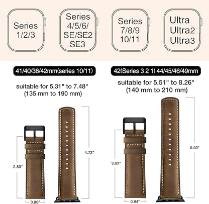SUNFWR Leather Bands Compatible - Image 5