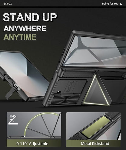 for Galaxy Z Fold 6 Case with Card Holder & Kickstand & Hinge Protection & - Image 3