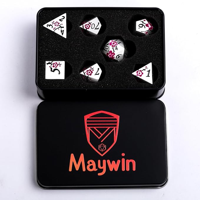DND Metal Dice Set, RPG Polyhedral Dice - Image 6
