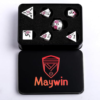 DND Metal Dice Set, RPG Polyhedral Dice - Image 6