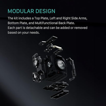 Tilta Camera Cage Kit for Canon C400 | Mounts via Arri Rosette, NATO Rail - Image 3