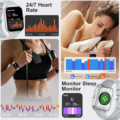 Smart Watch for Men Women, 1.96" HD Smartwatch - Image 4