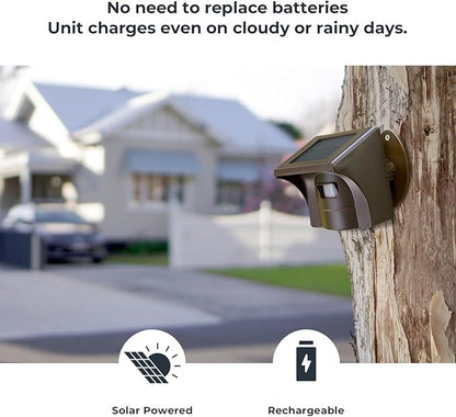 eMACROS Non-APP Wireless Driveway Alarm — 1/2 Mile Solar Motion Sensor - Image 9