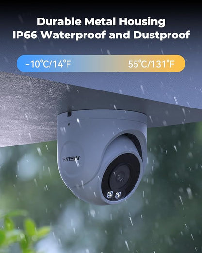 H.VIEW 4K Security Camera System, 4K/8MP 8CH NVR - Image 8