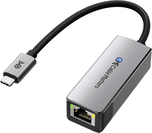 Cable Matters USB C to 10Gb Ethernet Adapter, 10GbE Type C to Ethernet Adapter by CableMatters
