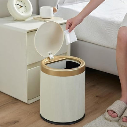 URALFA 3.7 Gallon Motion Sensor Bathroom Trash Can - Image 4