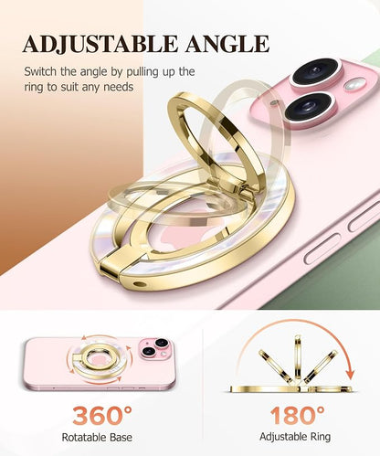 GVIEWIN Magnetic Phone Ring Holder, Compatible - Image 3