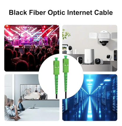 45M/147ft SC/APC Fiber Optic Internet Cable Extension, SC/APC to SC/APC Armored - Image 8