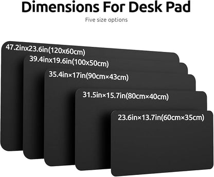 YSAGi Leather Office Desk Pad Protector, Large Mouse Pad, PU Leather, Laptop - Image 8
